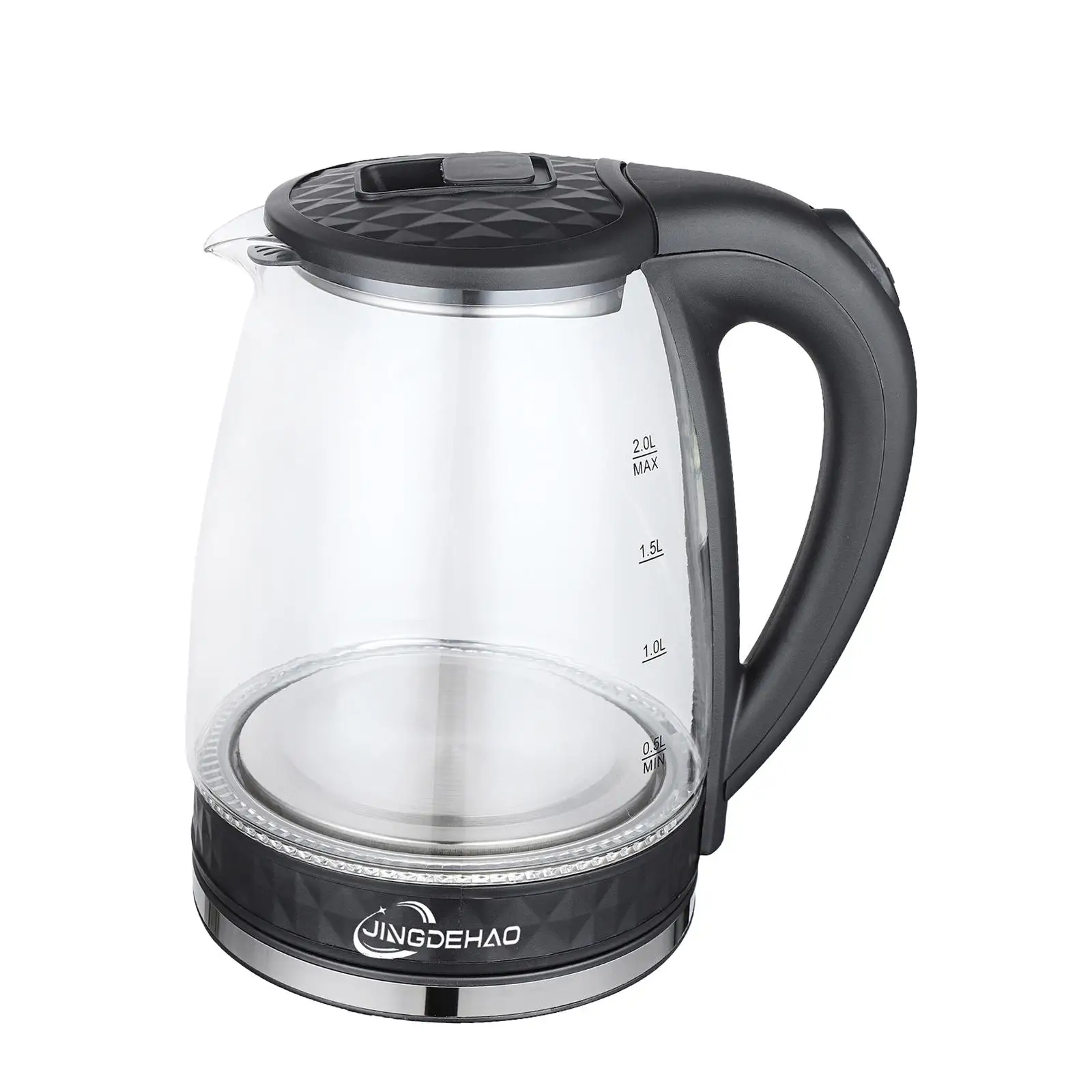 Electric Kettle 2L Stainless Steel Fast Boiling Electric Tea Pot Auto Shut Off Tea Water Boiler for Kitchen Home Hotel Daily Use