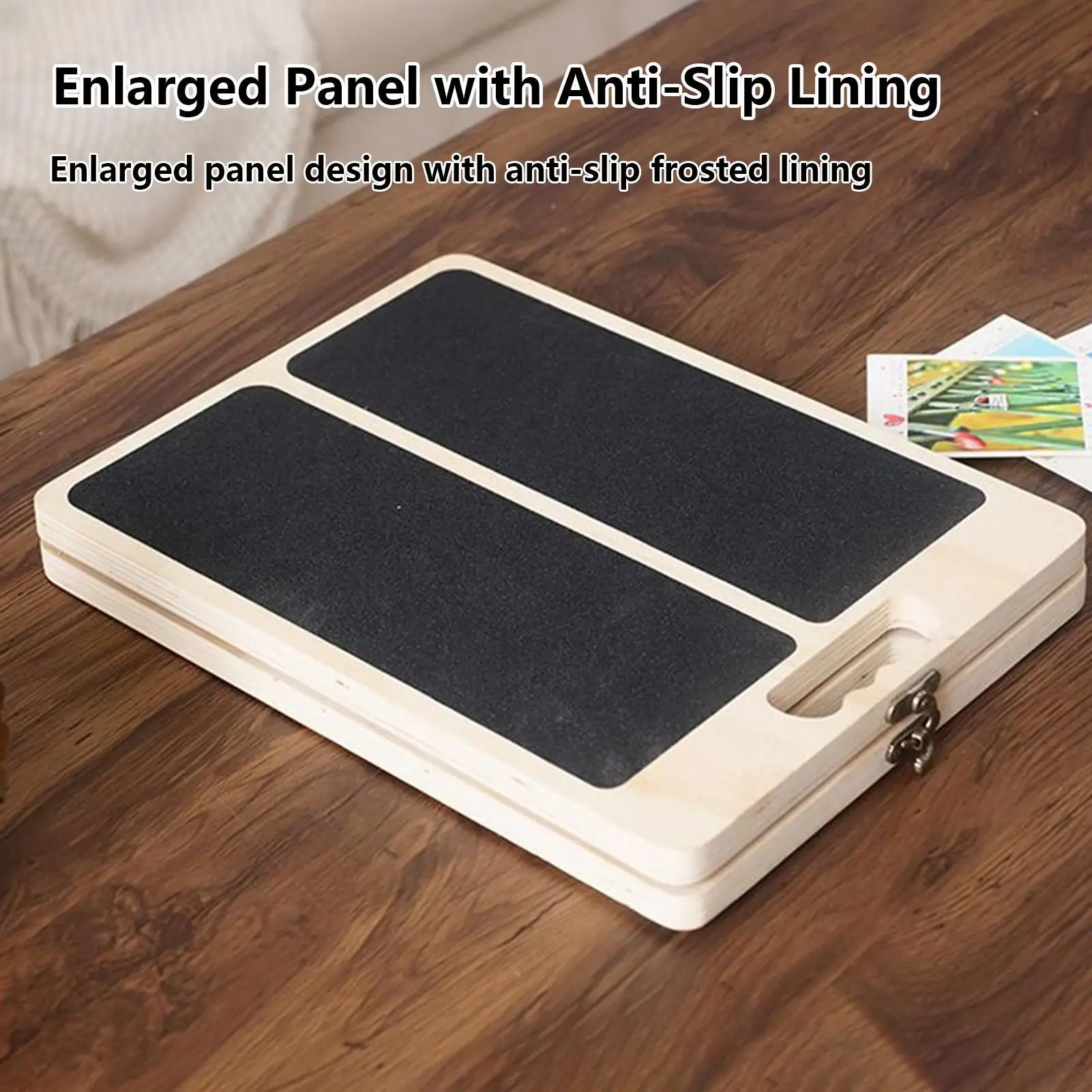 Calf Stretch Board Foldable Wood Adjustable Plantar Stretching Block for Training Workout Pilates Yoga