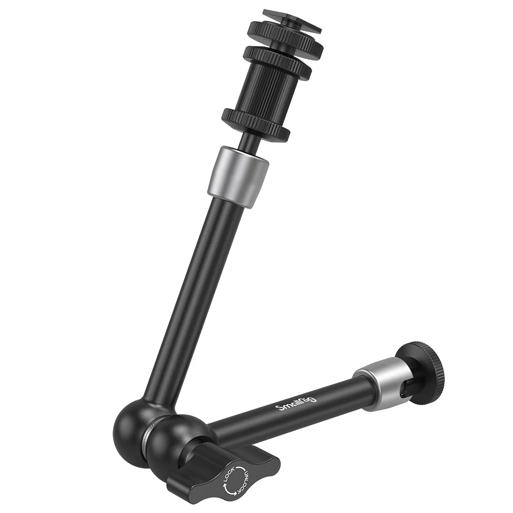 Adjustable Friction Magic Arm with Multi-Threaded Clamp for LCD Monitor and LED Light