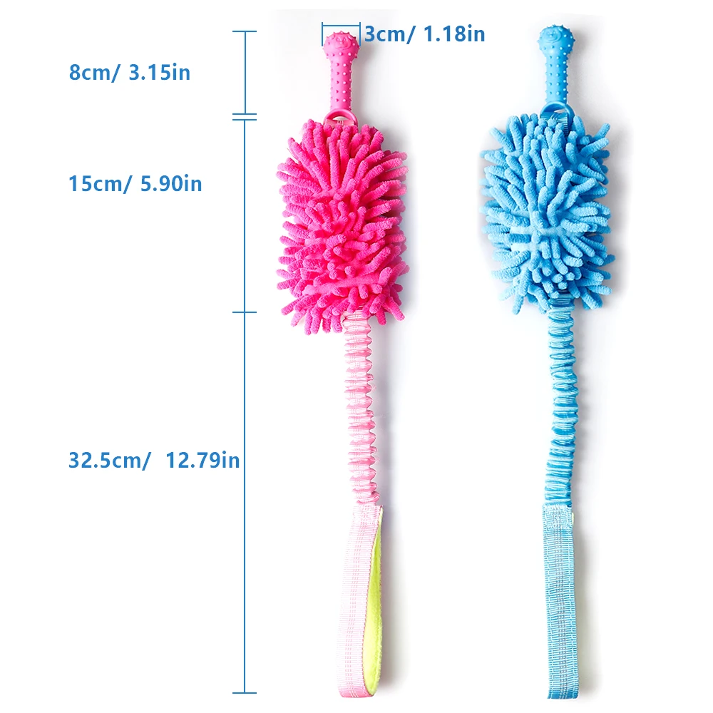 1pc Dog Toys Plush Dogs Chew Toy Cleaning Teeth Durable Training Interactive Home Outing Play Pet Supplies for Medium Large Dogs 5