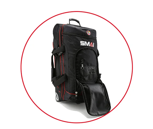 SMAI TRAVEL BAG WKF Karate trolley bag WKF certified competition  professional bag protective gear storage bag fitness Bags - AliExpress