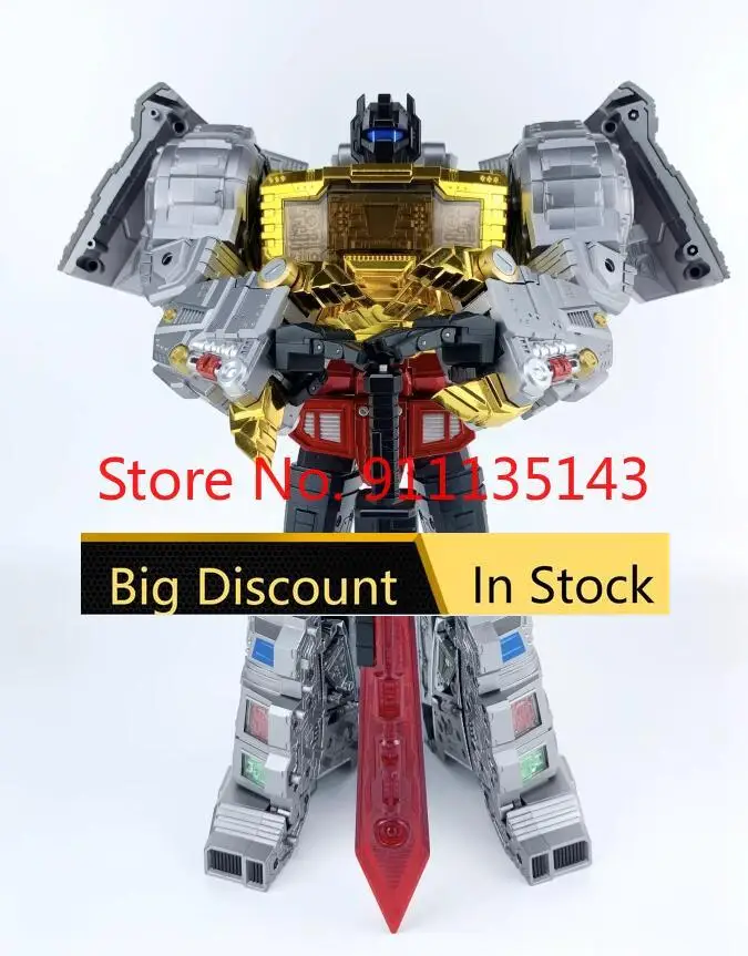

Gigapower Gp Hq-01r Hq01r Гримлок хромированный Ver 2022 Second Ver 3rd вечерние третья искусственная фигурка игрушка