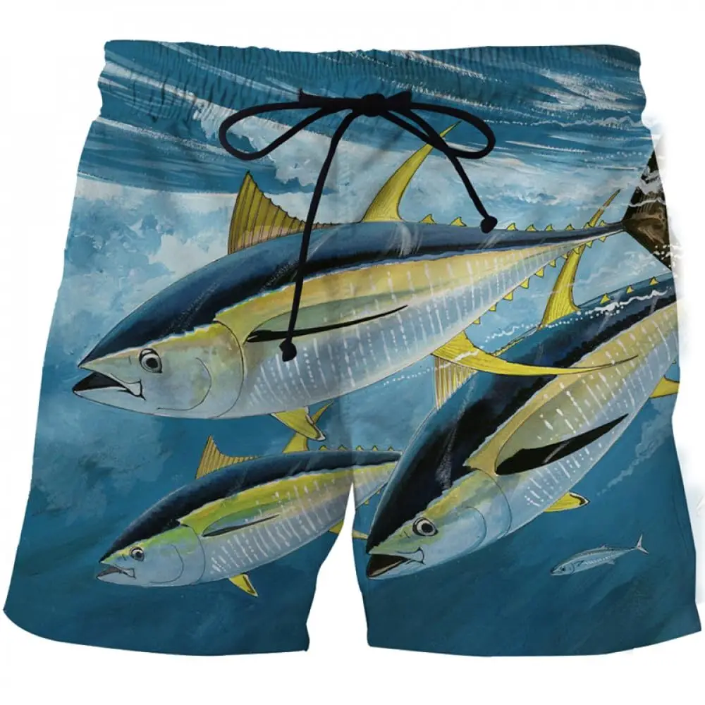Mens Beach Shorts Surfing Hawaiian Board Sports