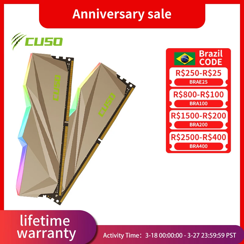 CUSO-Memoria-Ram-DDR4-RGB-3200mhz-8GB-16GB-3600mhz-Dual-Channel-DDR4 ...