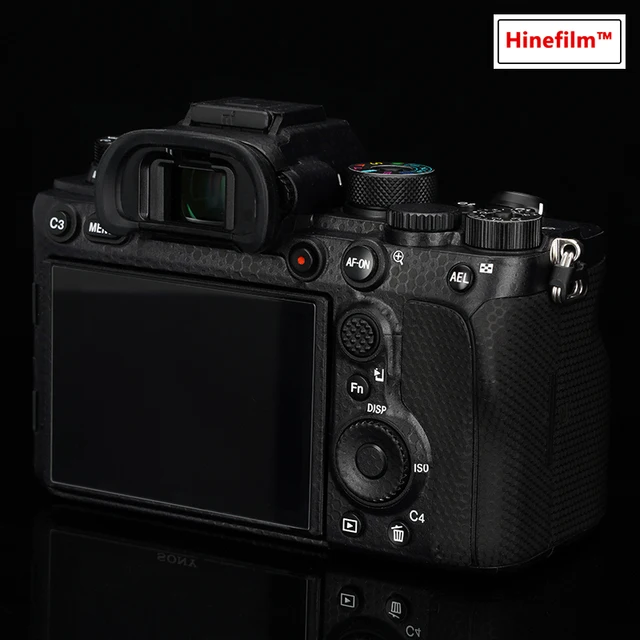Pellicola Protettiva Antigraffio Per Sony A1 Mark II (ILCE-1M2) - Colore Nero Satinato, Con Pinzetta E Panno - Protezione E Presa Migliorata