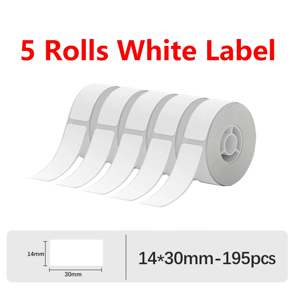1/5 لفات ملصق ملصق Niimbot ورق ملصقات للطابعة الحر...