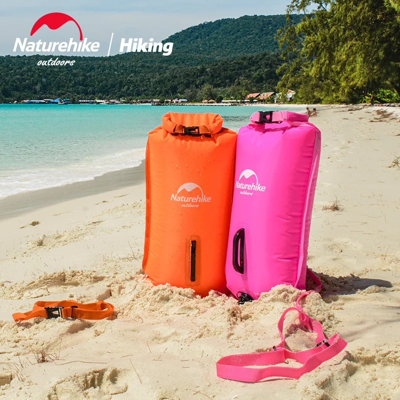 Naturehike Inflatable Waterproof Bag Heel Worm Snorkeling Swimming Bag Beach Water Sports Bags Outdoor Swimming Gear Surf