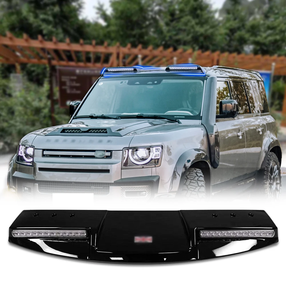 

Car Accessories Roof Light Pod For LAND ROVER DEFEND 2020 2021 Top Light Modification Accessories Luggage Rack Off-road