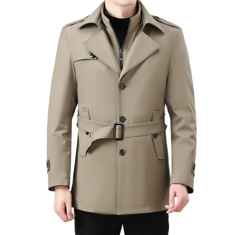 

BATMO 2022 New Arrival Winter 90% White Duck Down Jackets Men,male Warm Thick Trench coat Overcoat 3802