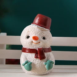 Festive Miniature Christmas Tree and Snowman Ornament (Snowman)