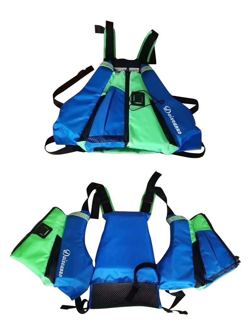 Kayak Adult Life Vest Mesh Drainage Swimming SUPs Paddleboard Sand Beach Rafting Saved Leisure Lifejacket