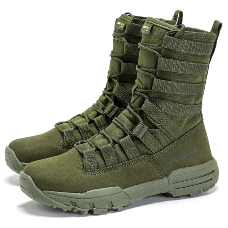 

High Quality Male Military Boots Desert Tactical Boots Outdoor Hiking Boots Army Shoes Combat Boots Ultralight Men Shoes 2023