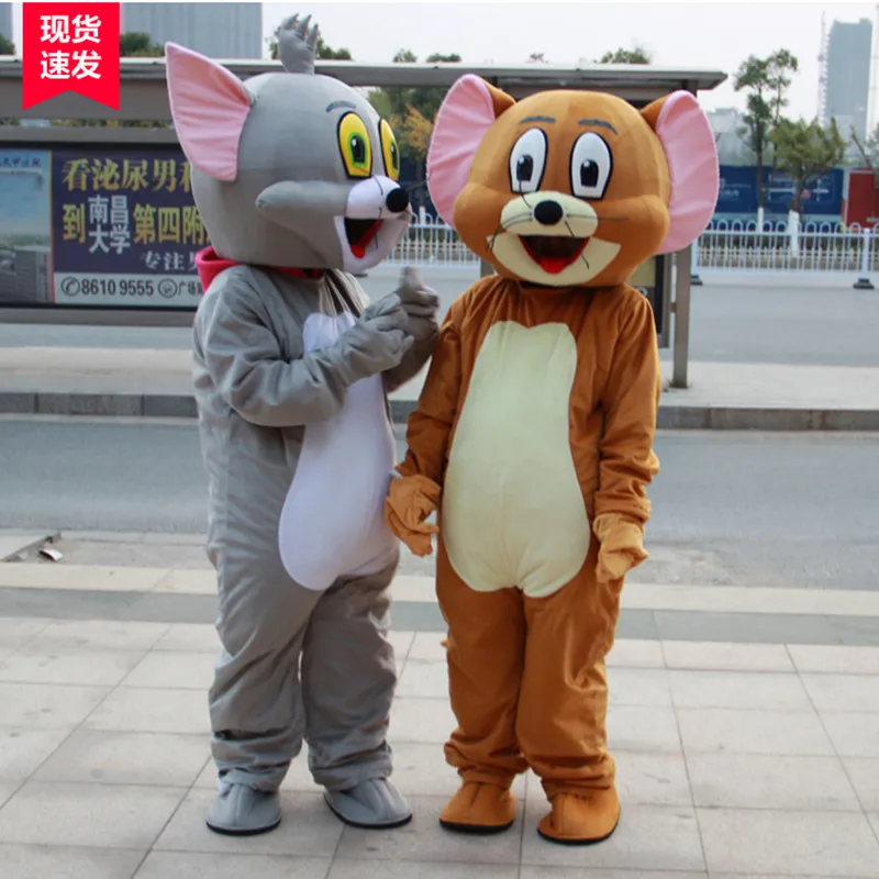 

[TML] Cosplay Cat and mouse Cartoon character costume Mascot Costume Advertising Costume Party Costume Animal carnival toy