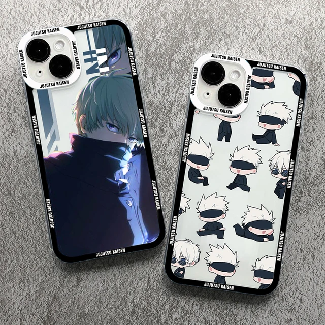 New Japan Anime Shockproof Phone Cases for IPhone 11 12 13 14 Pro X XS XR  MAX 7 8 Plus SE Soft Clear Jujutsu Kaisen Cover Coque - AliExpress