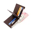 Free Name Engraving New Men Short Wallets High Quality Classic Card Holder Simple Male Purse Zipper Coin Pocket Men Money Clips 4