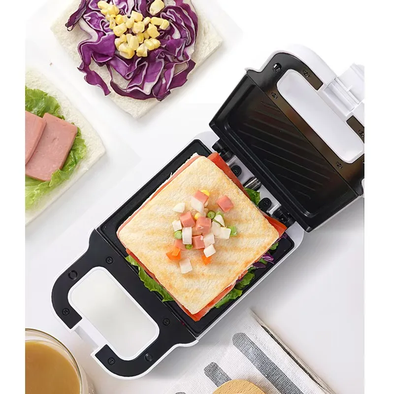 Multi-function heated toaster breakfast machine home small dish baking sandwich maker 아침 식사 기계 3
