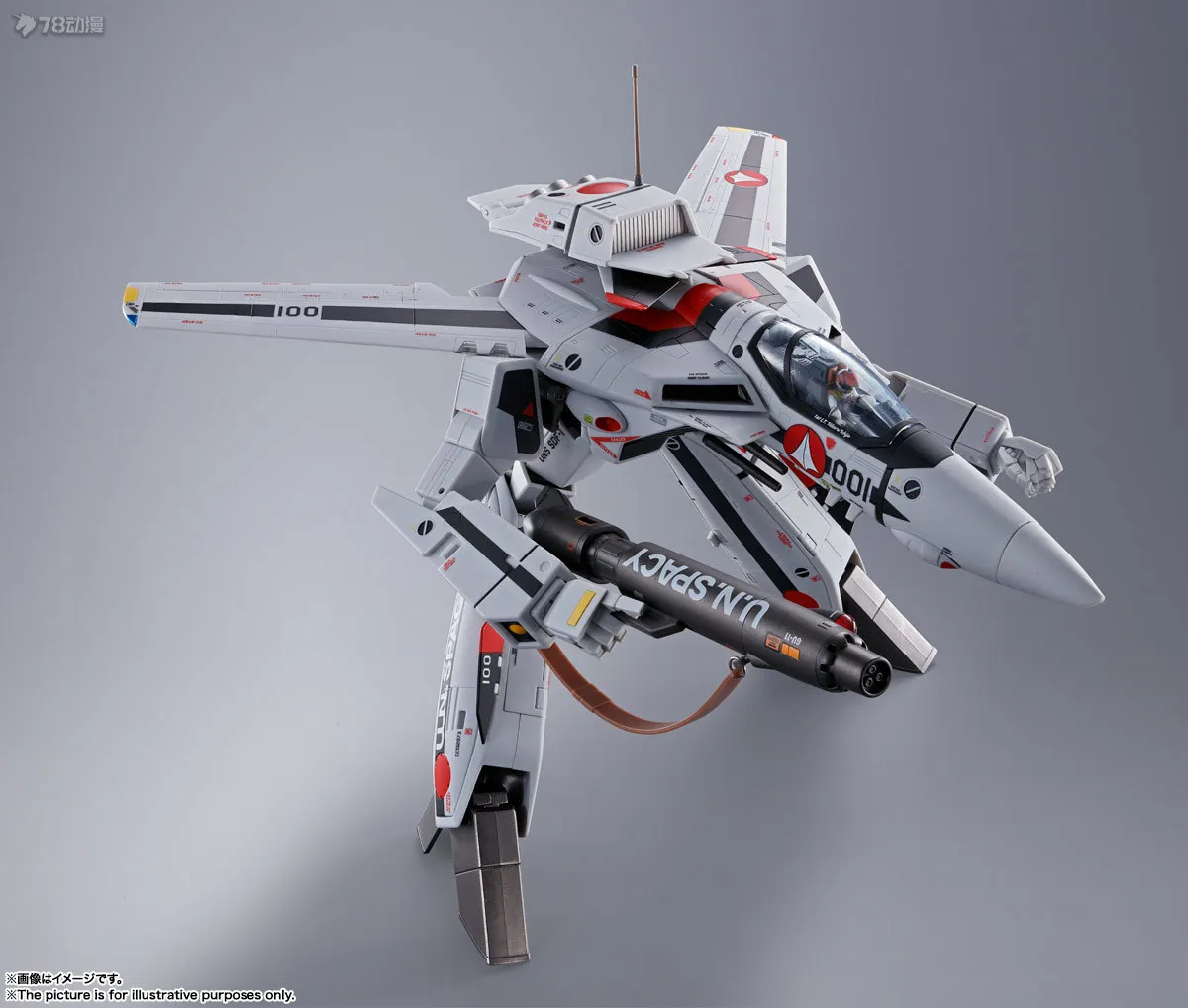 MACROSS 1/48 VF-1S 可変戦闘機 Hikaru Ichijo Macross HI-METAL VF-1S Super Valkyrie (Ichijyo Hikaru's Fighter)