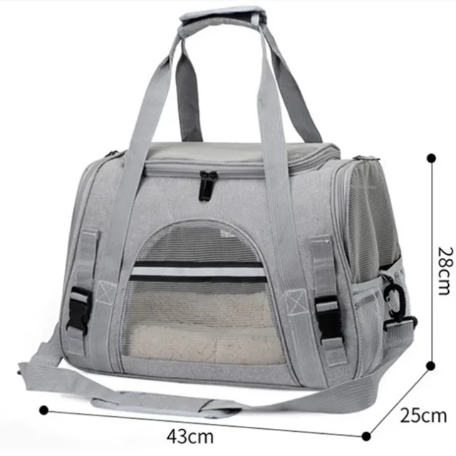 Dog Cat Backpack Carrier Bag Portable With Mesh Window Airline Approved Small Pet Transport Bag Carrier For Dogs Travel Car Seat 4