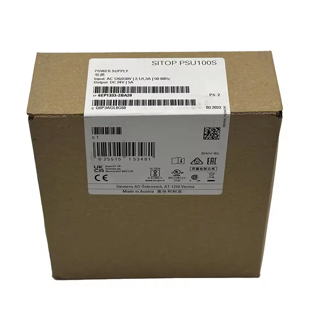 

Оригинальный новый модуль питания 6EP1333-2BA20 для Siemens S7-1200