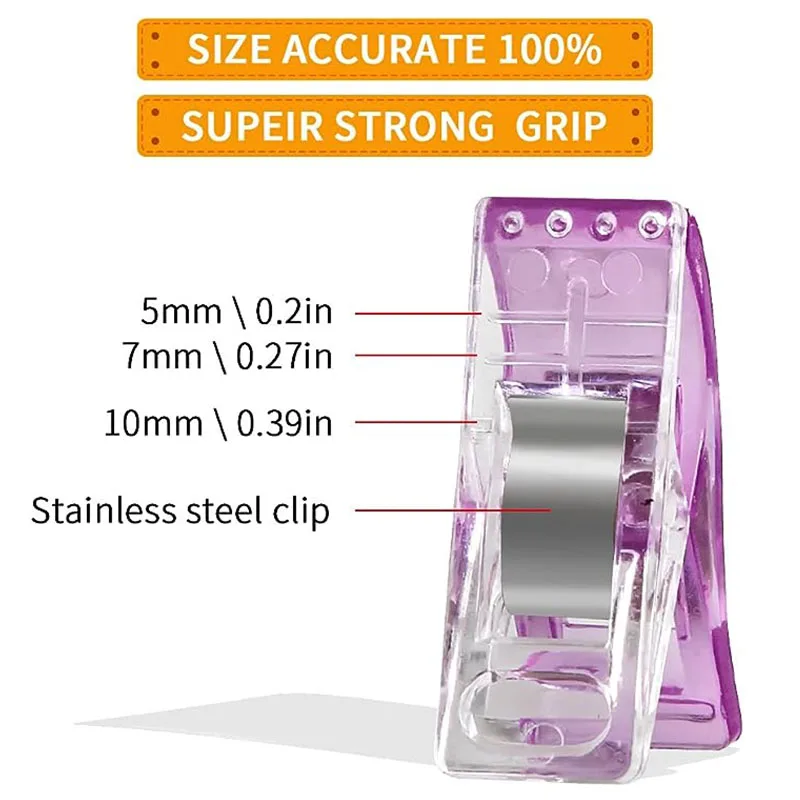 10-30PC Sewing Clips Multipurpose Plastic Craft Crocheting Knitting Safety Binding Paper sewing clips plastic clips