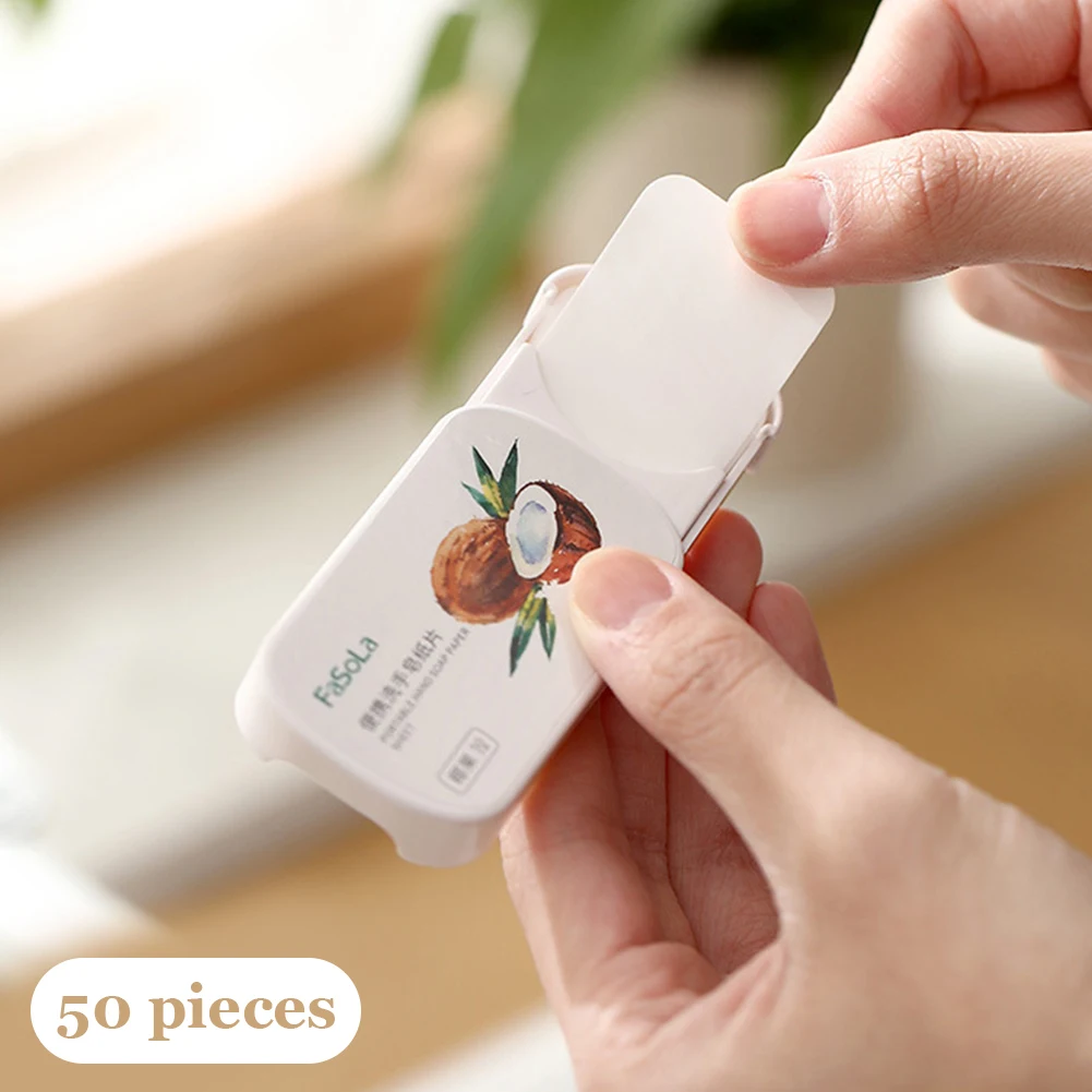 Disposable Soaps Paper 50-200pcs Portable Hand Washing Cleaning Hand Handwashing Mini For Travel