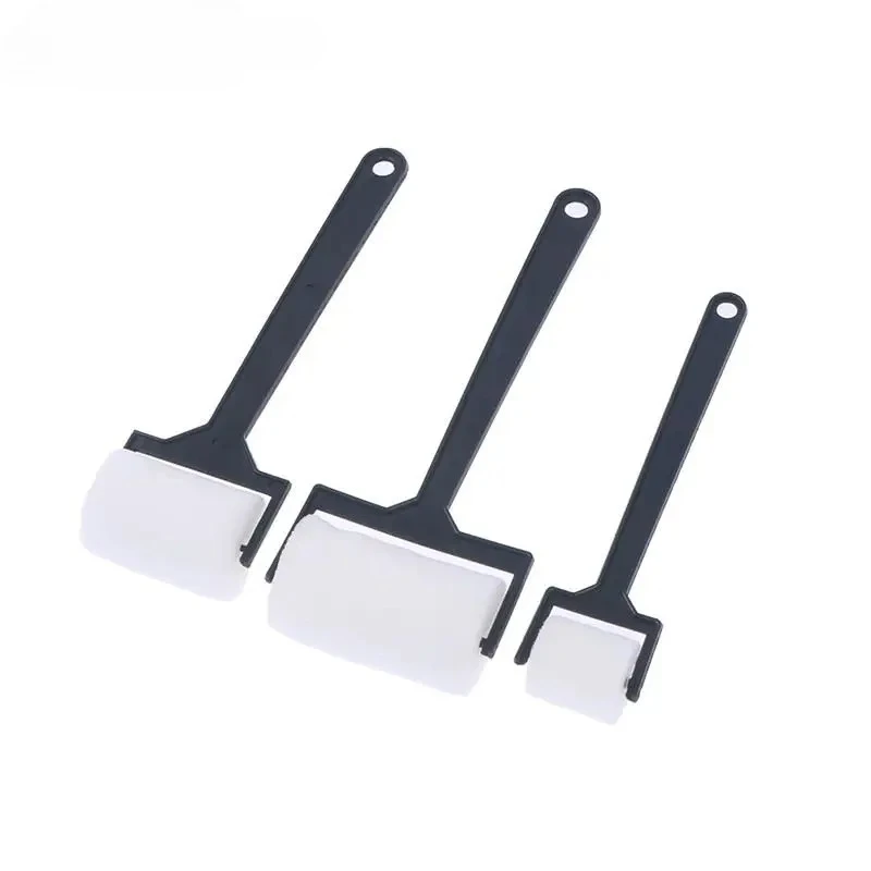 3 개/대 폼 화이트 스폰지 브러쉬 페인팅 롤러 브러쉬 어린이 공예 도구 드로잉 장난감 DIY 아트 프로젝트를위한 페인팅 용품