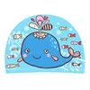 Elastic Fabric Cute Cartoon Swimming Cap for Children Long Hair Lovely Kids Protect Ears Swim Pool Hat for Boys Girls Swim Hat 6