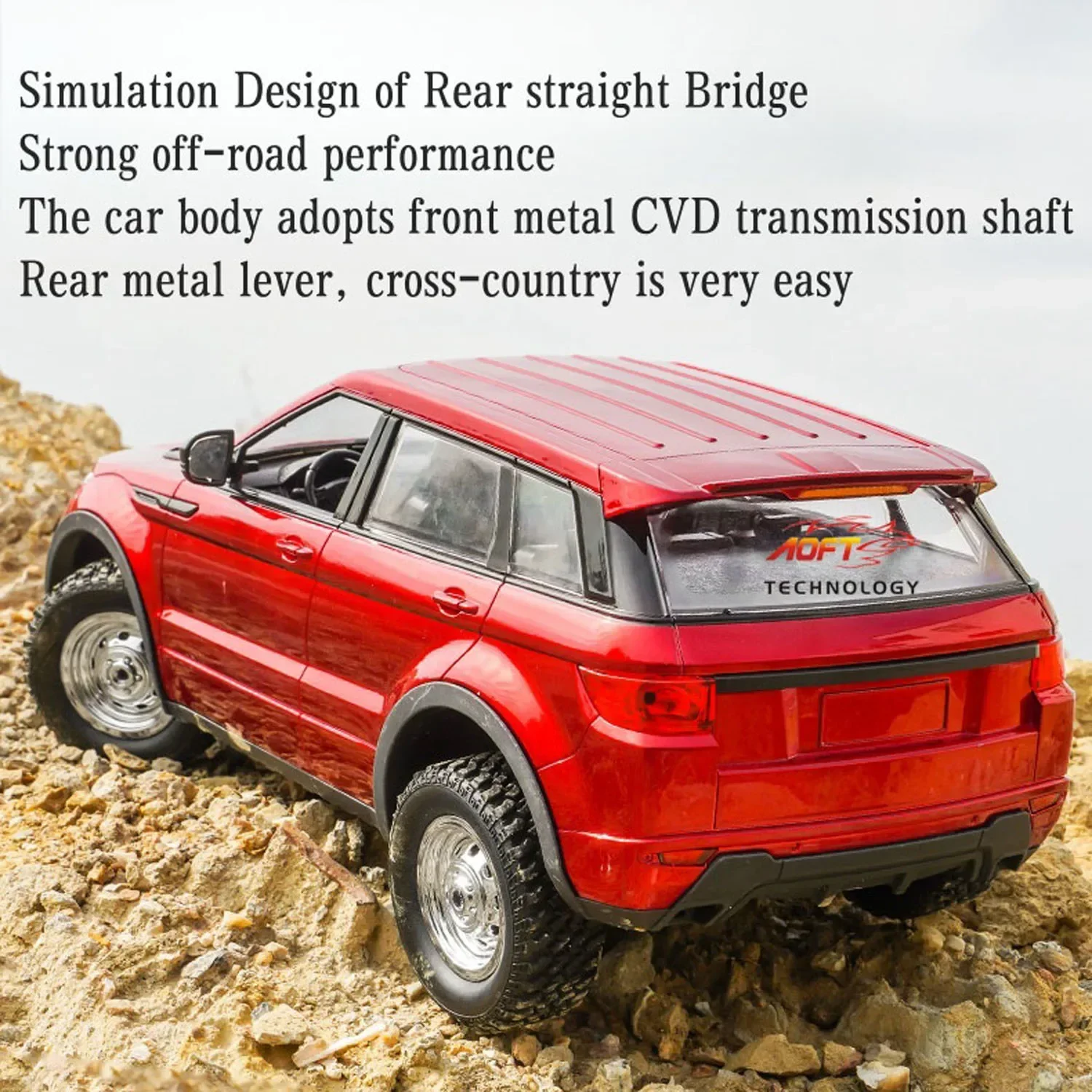 LED 조명 시스템이 장착된 LDRC 1/14 4WD RC 크롤러 자동차, 오프로드 락 크롤러 RTR 원격 제어 트럭 장난감 성인 및 어린이 선물용