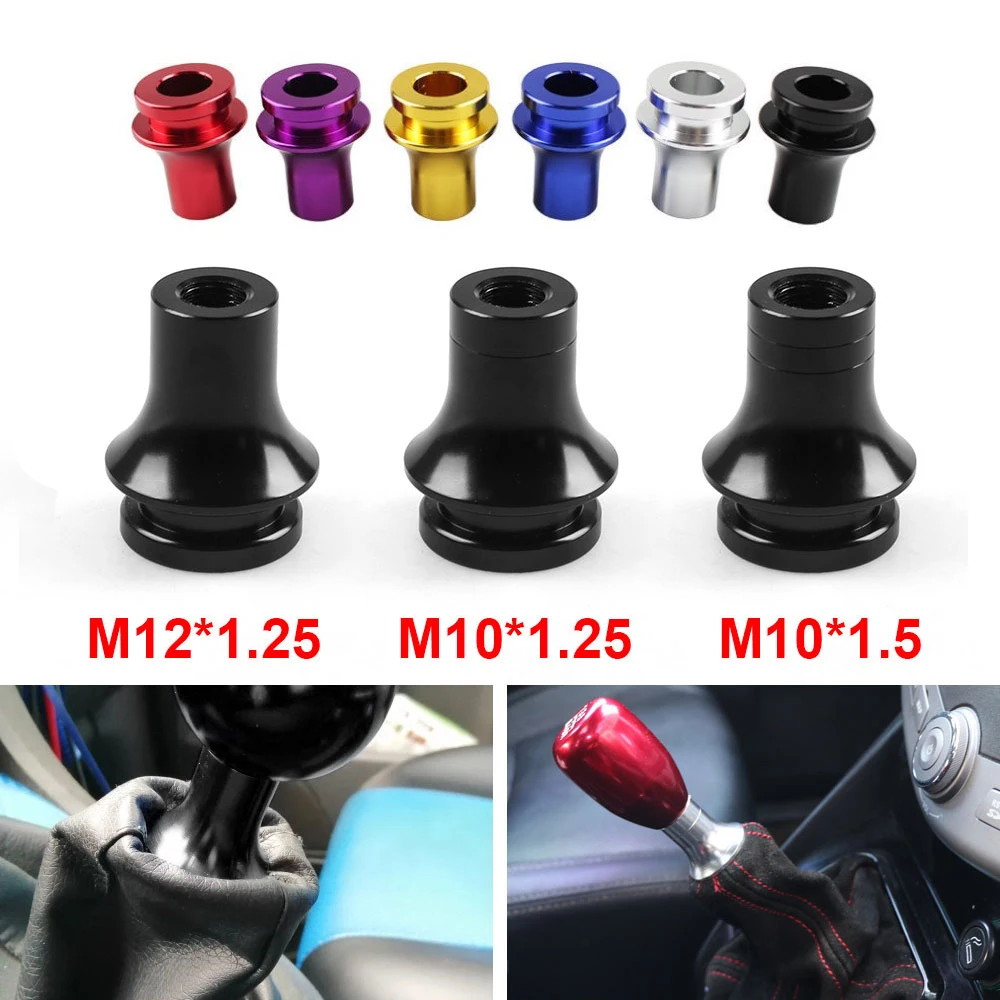 Multiple Colors Aluminum Gear Shift Knob Boot Retainer Adapter M10*1.5