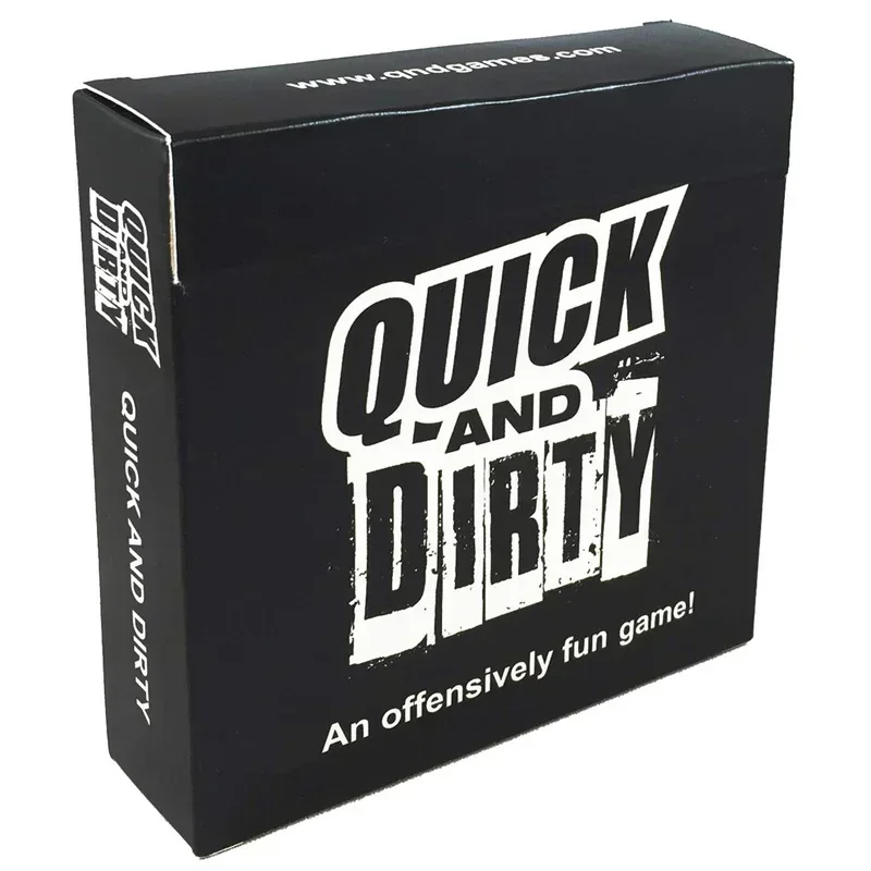 QUICK AND DIRTY-An Offensively Fun Game! [Funny Social Comedy Game] Board games