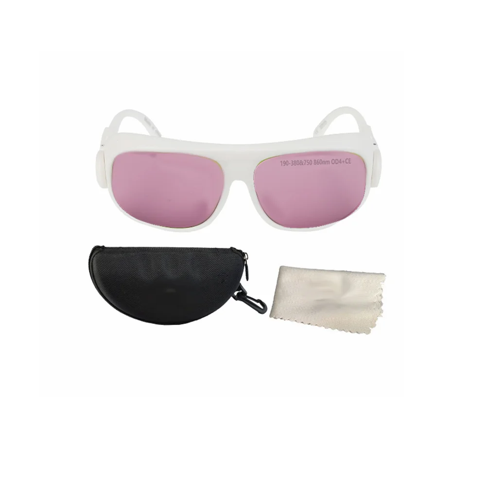 Lunettes de Protection Laser 755-808nm OD6+ pour Alexandrite et Semi-conducteur