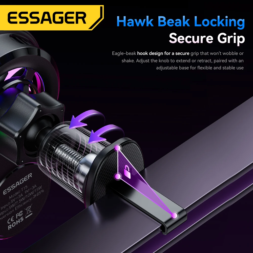 Essager Magnetic Car Phone Holder Air Vent Car Phone Stand For Magsafe iPhone 17 16 15 Pro Xiaomi Samsung Strong Magnet Holder