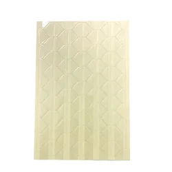 Vibrant PVC Photo Corner Stickers for DIY Projects and School Supplies (Transparent)