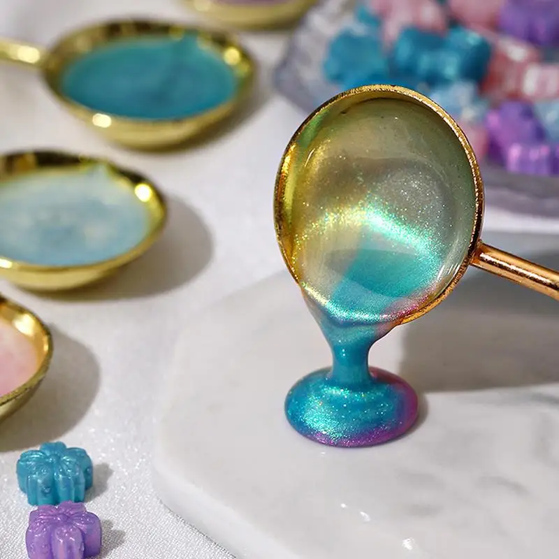 Mixed Color Glitter Sakura Wax Seal Stamp Beads DIY Gift Envelope Wedding Invitation Ancient Seal Wax Stamp Making Tools 90PCS