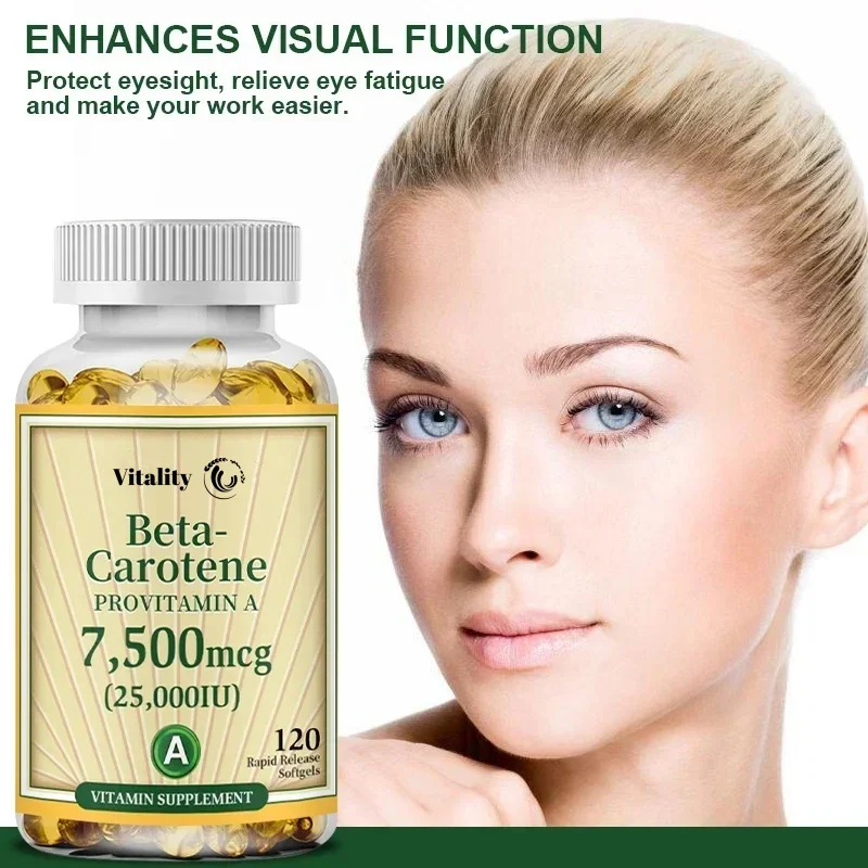 Carotene Capsules 7500mcg-Support Skin And Eye , Protect