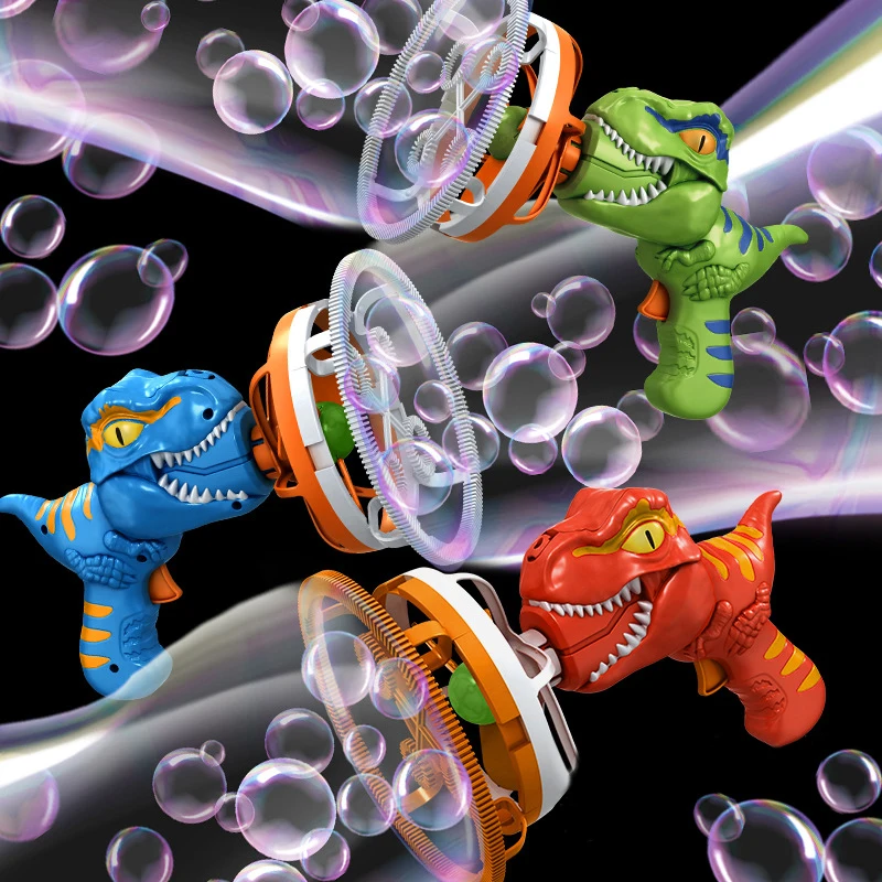 Electric Bubble Gun Soap Bubble In Bubble Dinosaur Bubble Machine Blowing Bubble Maker Summer Outdoor Toys for Kids Gift 6