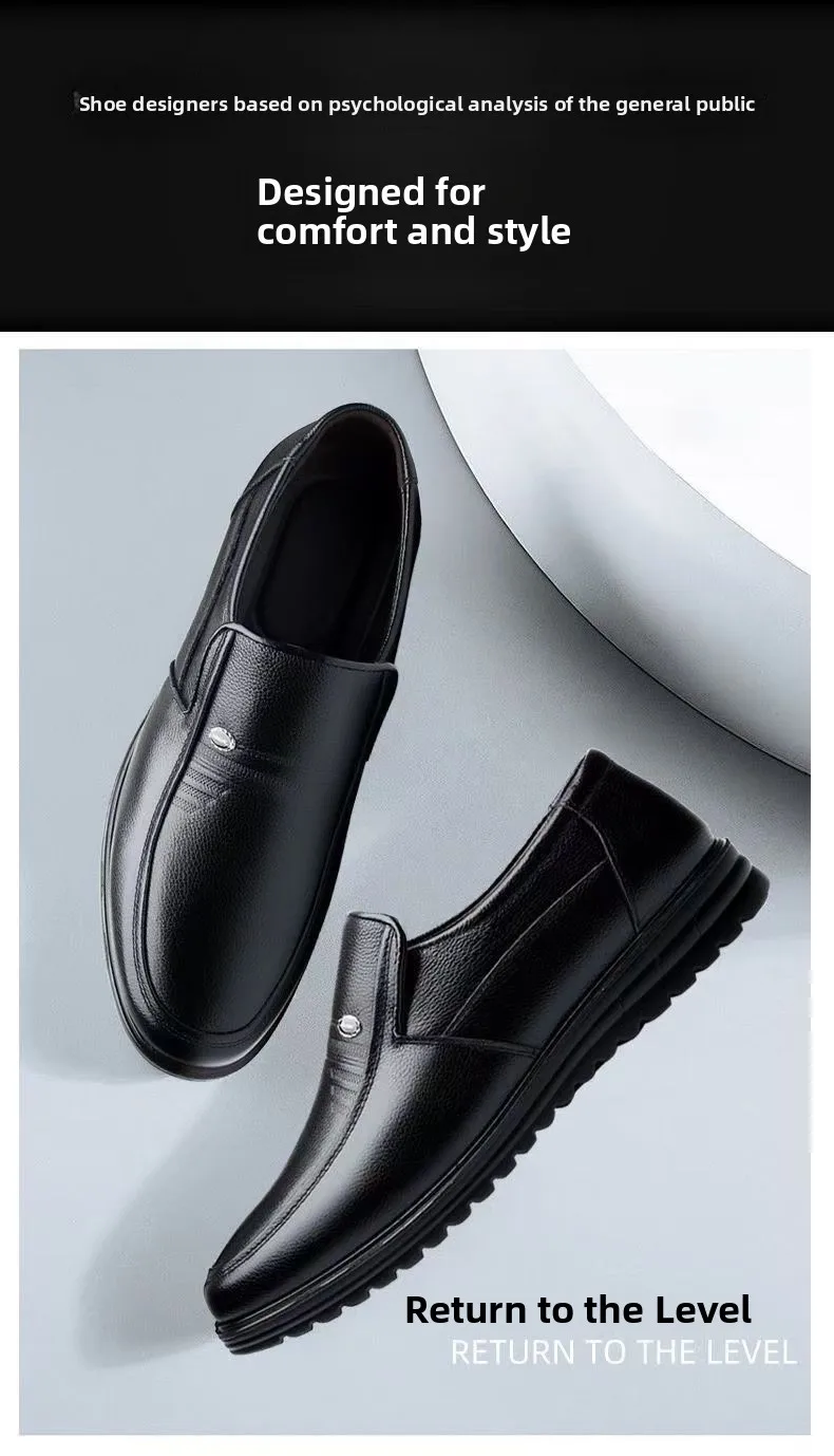 أحذية من الجلد العسكري من الدرجة الأولى أحذية رجال الأعمال غير الرسمية أحذية سفلية ناعمة 100% من جلد البقر بالكامل تخفيضات خاصة