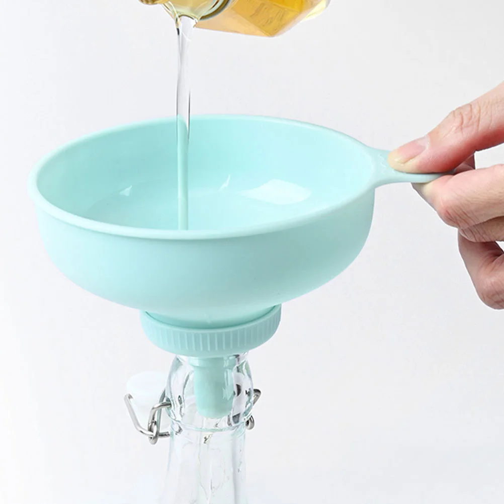 

Plastic Filter Funnel Wide Mouth Food Grade Kitchen Funnels for Filling Bottles