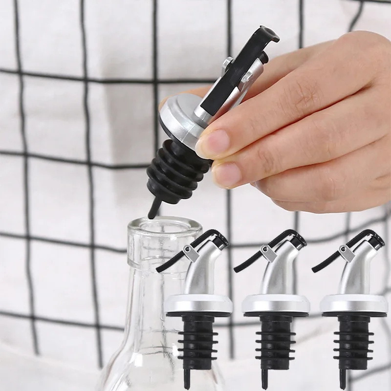 Rubber Wine Bottle Stopper Leakproof Nozzle Dispenser