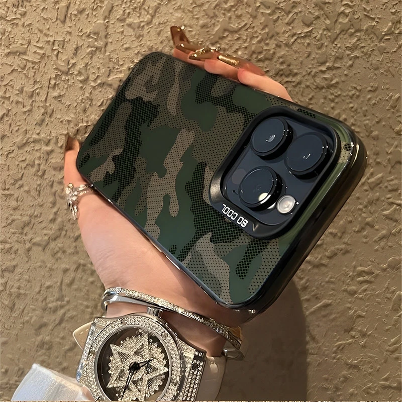 Green Camouflage Pattern Phone Case