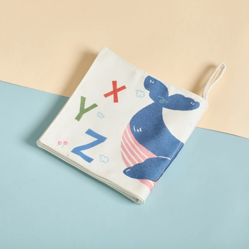 Baby Montessori Spielzeug Tier Tuch Sensorischen Buch Baby Cartoon Tier Erkenntnis Weiche Buch mit Spiegel Frühen Lernen Spielzeug – Detail 23