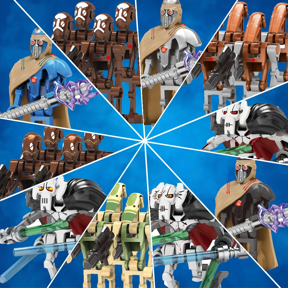 Wars Series Mini Action Figure Doll General Griffo Assault Robot Captain MagnaGuard Assembling Building Block Dolls Gifts