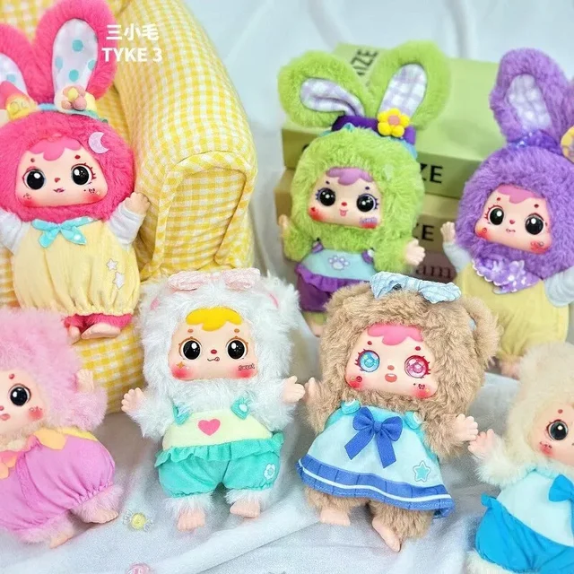 シークレット 三小毛 TYKE 3ぬいぐるみキーホルダー ウサギ耳