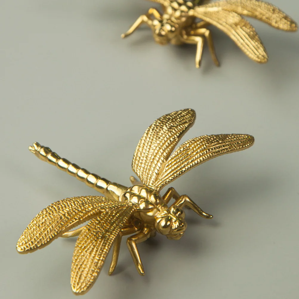 12Pcs Gold Insect Toy Golden Bee Ladybug Figurines Mini Insects Figurines Animal Solid Brass Insect Miniatures For Party 3