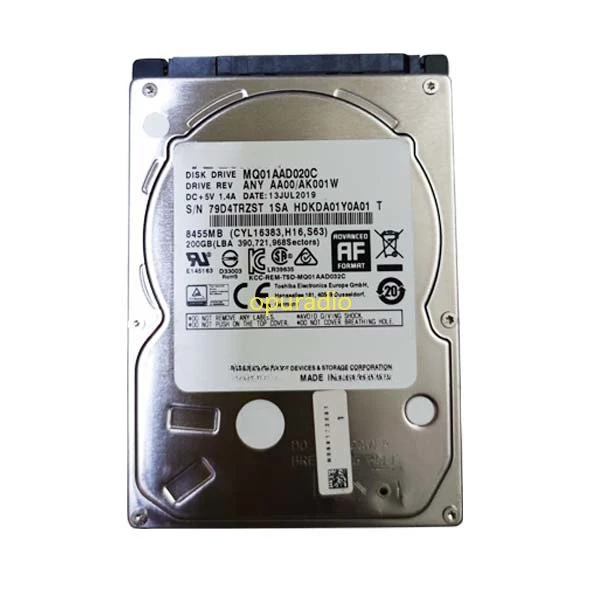 Sata Mq01aad020c Toshiba 200GB HDD For BMW Reliable Storage Solution