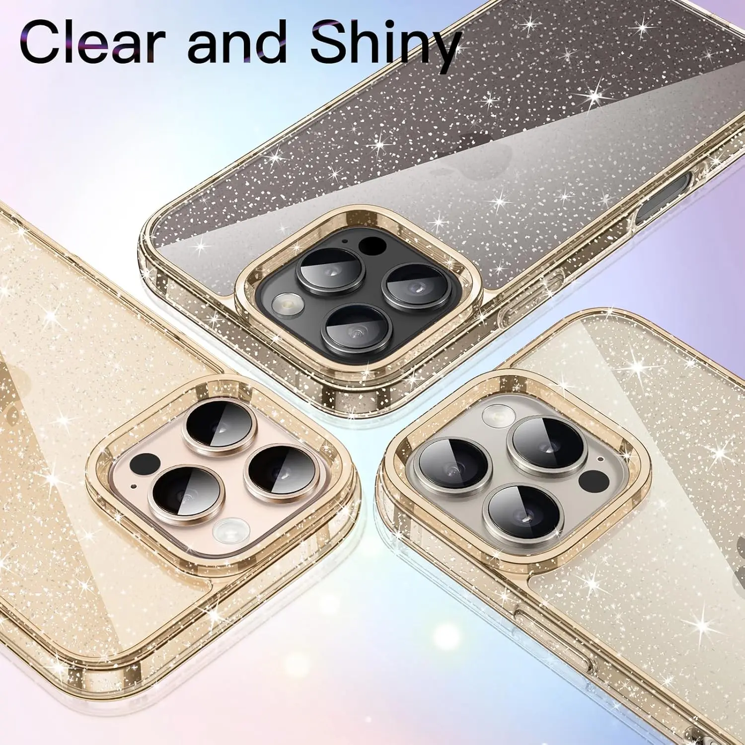 Gold Glitter Phone Case - Chic Protective Cover