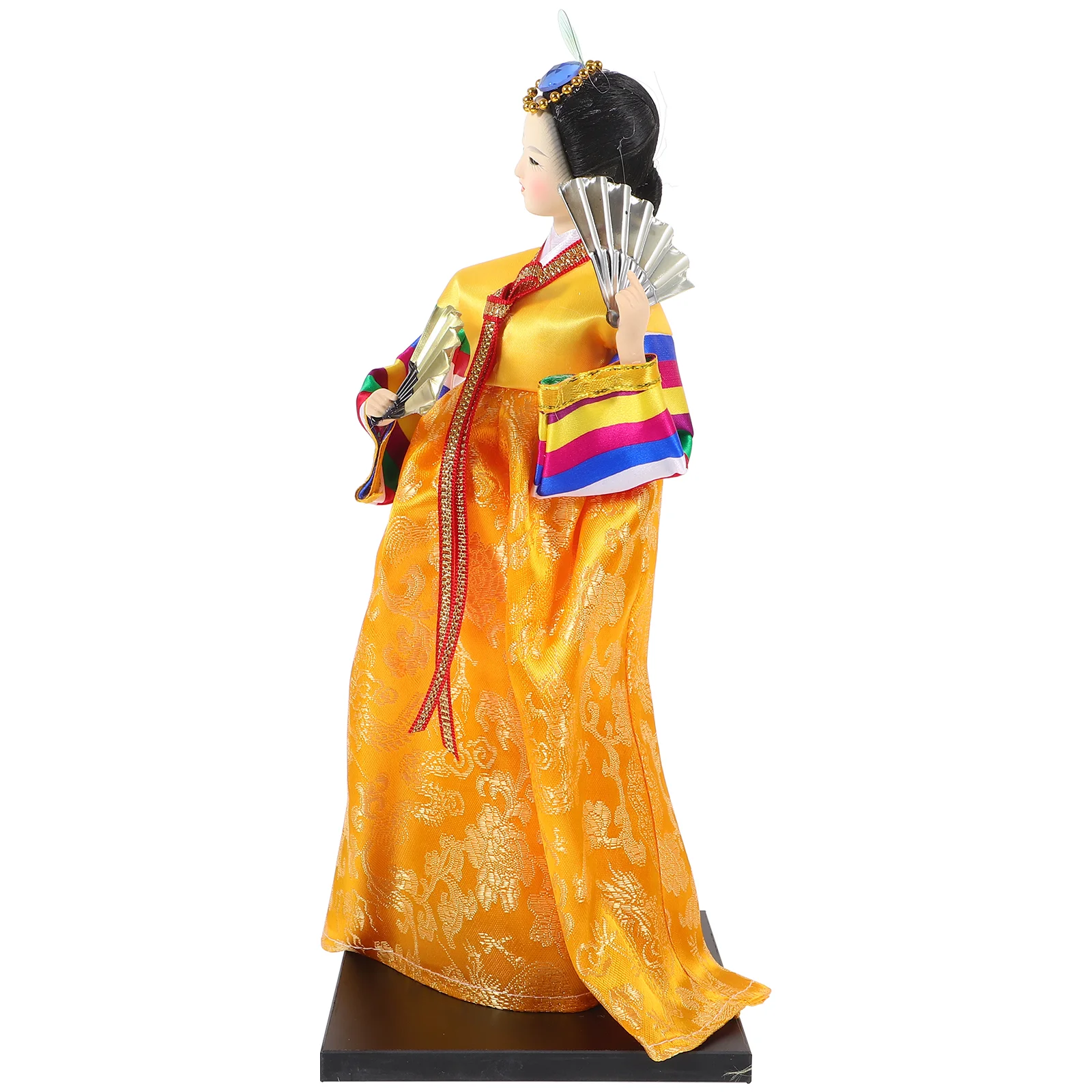 

Korean Silk Hanbok Figure Decorate Handcraft Decoration Handicraft Traditional