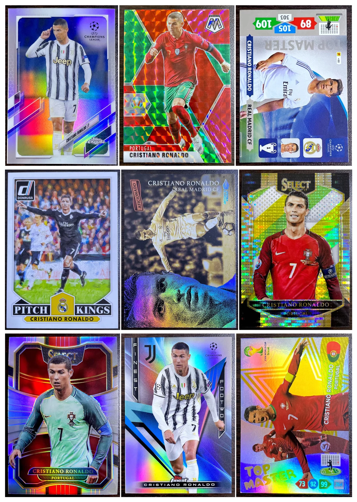 PaniniToppsCristianoRonaldoCairoFootballStarLimitedEditionCard