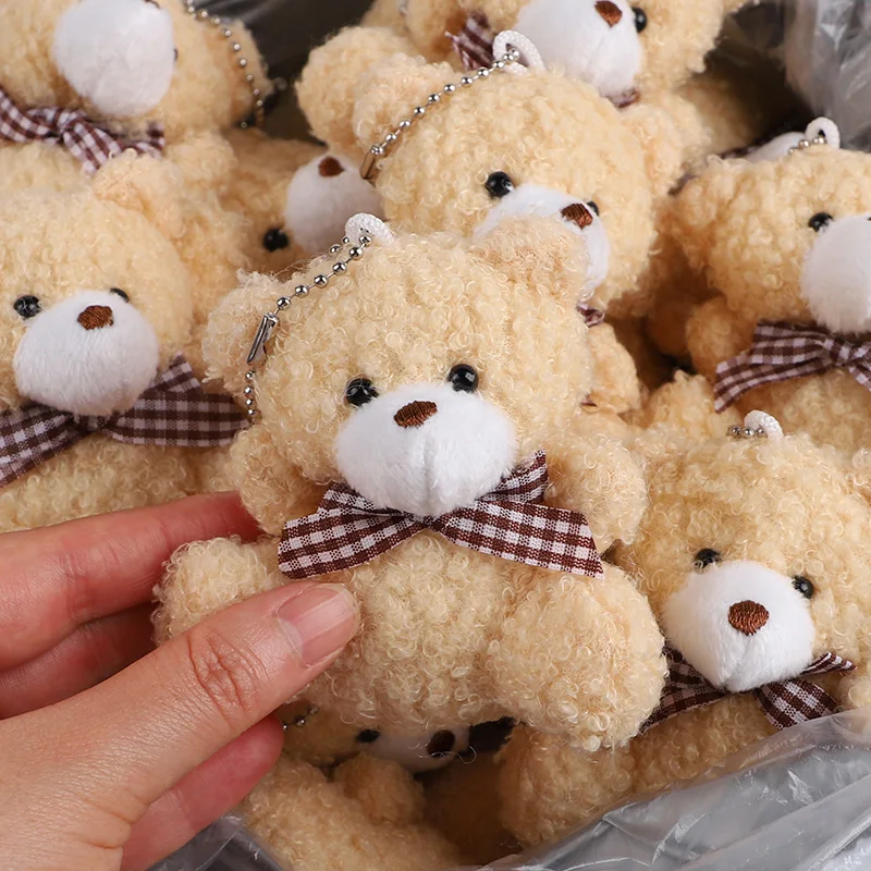 10 Sets Bären-Geschenktüten, inklusive 10 Mini-Bären, 10 Organzabeutel, 10 Dankeskarte für Babyparty, Hochzeit, Geburtstag, Party, Gäste, Geschenk – Detail 6