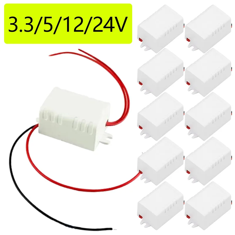 1-10PCS โมดูล AC 110V 220V 230V ถึง DC 3.3V 5V 12V 24V MINI Buck Converter 3W แรงดันไฟฟ้าแยก Stabilized โมดูล 1